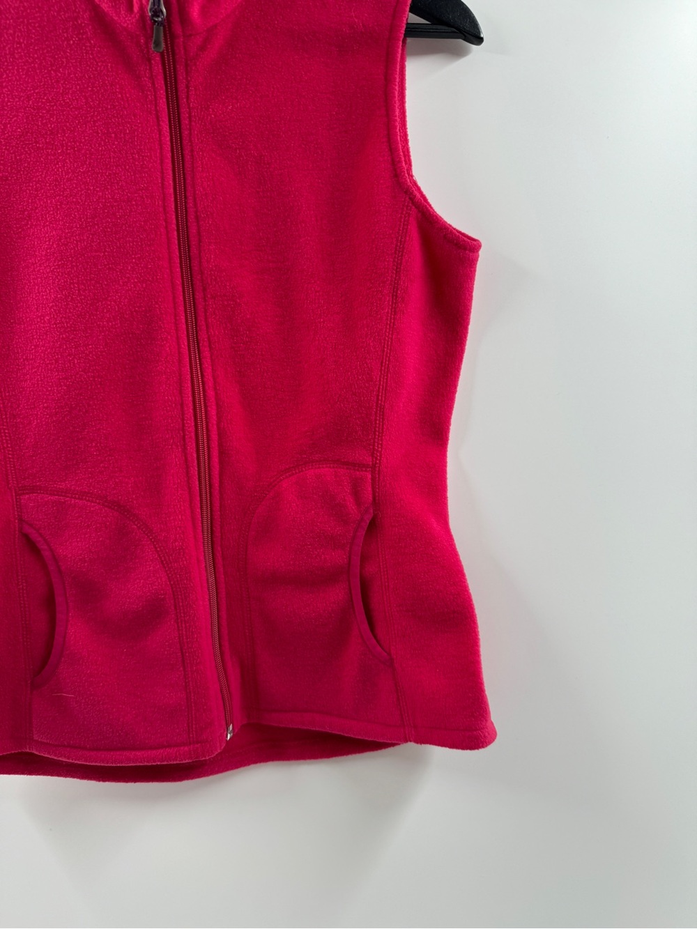 Woolrich Hot Pink Fleece Vest Women's Small - Picture 3 of 8